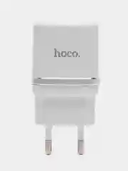 Белый блок питания Hoco C11, 1 USB / 1.0 A