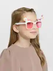 Белый карнавальные очки "Единороги"