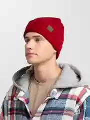 Алый мужская стильная шапка