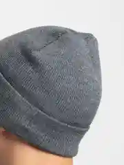 Серый мужская стильная шапка