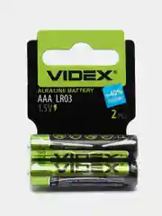 Батарейки алкалиновые VIDEX, 2 размера