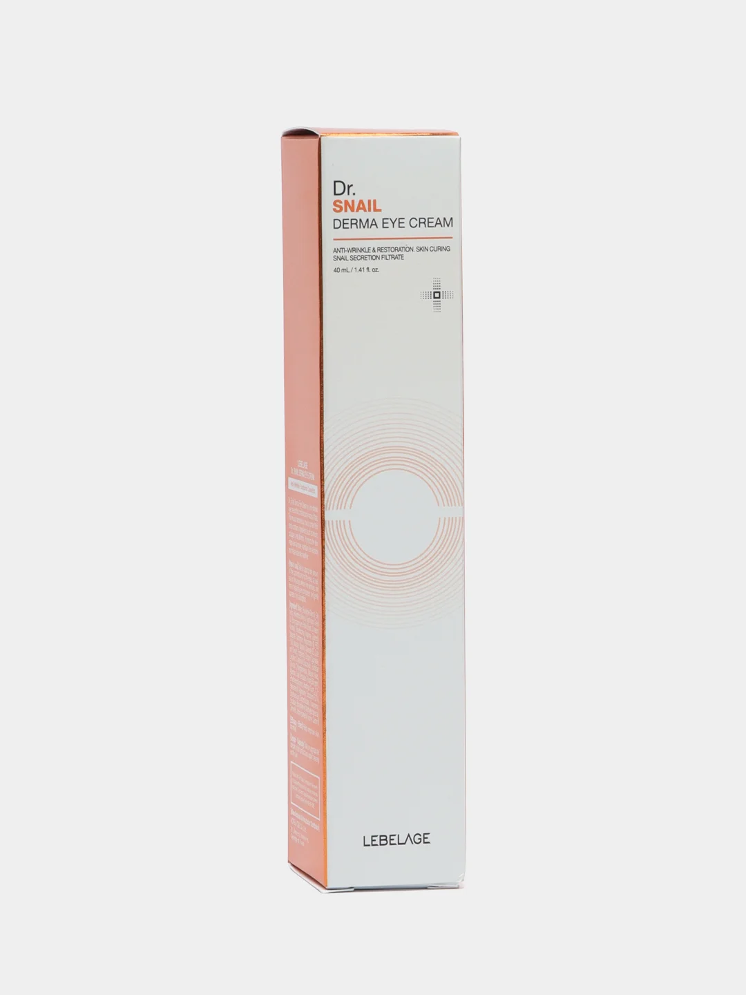 Крем для кожи вокруг глаз с муцином улитки Lebelage "Dr. Snail Derma Eye Cream", 40 мл