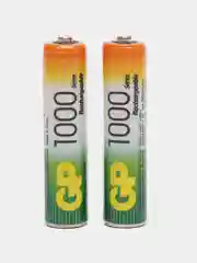Аккумуляторы AAА GP 1000mah. Мизинчиковые аккумуляторные батарейки aaa, 2 штуки