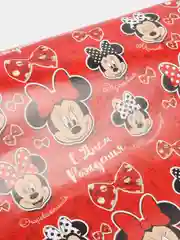 Набор глянцевой упаковочной бумаги для девочки "Disney №2" (6 штук)