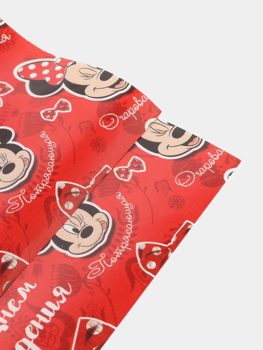Набор глянцевой упаковочной бумаги для девочки "Disney №2" (6 штук)