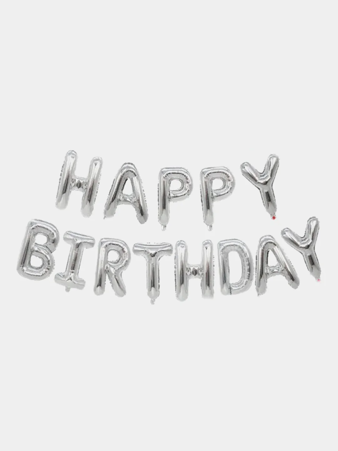 Красный набор шаров Happy Birthday