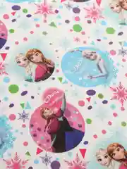 Набор глянцевой упаковочной бумаги для девочки "Disney" (6 штук)