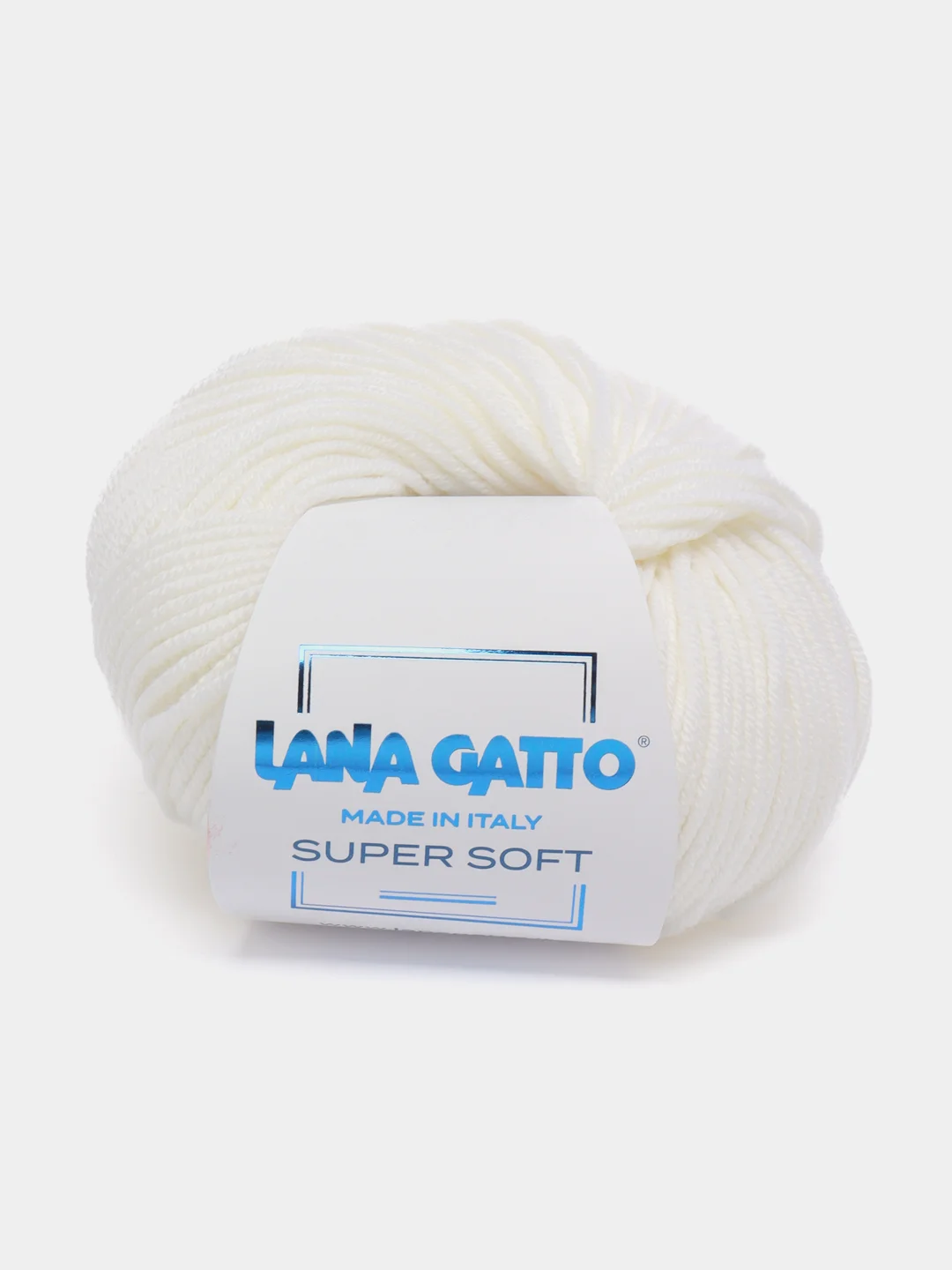 Белый пряжа Lana Gatto Super Soft