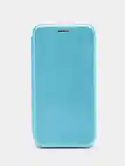 Голубой чехол-книжка на Samsung Galaxy J3 2016, J320
