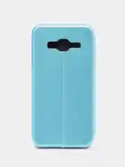 Голубой чехол-книжка на Samsung Galaxy J3 2016, J320