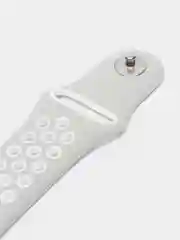 Тёмно-серый спортивный силиконовый ремешок для Apple Watch 38 / 40 / 42 / 44 мм