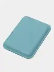 Голубой картхолдер на магнитах MagSafe Leather Wallet iPhone