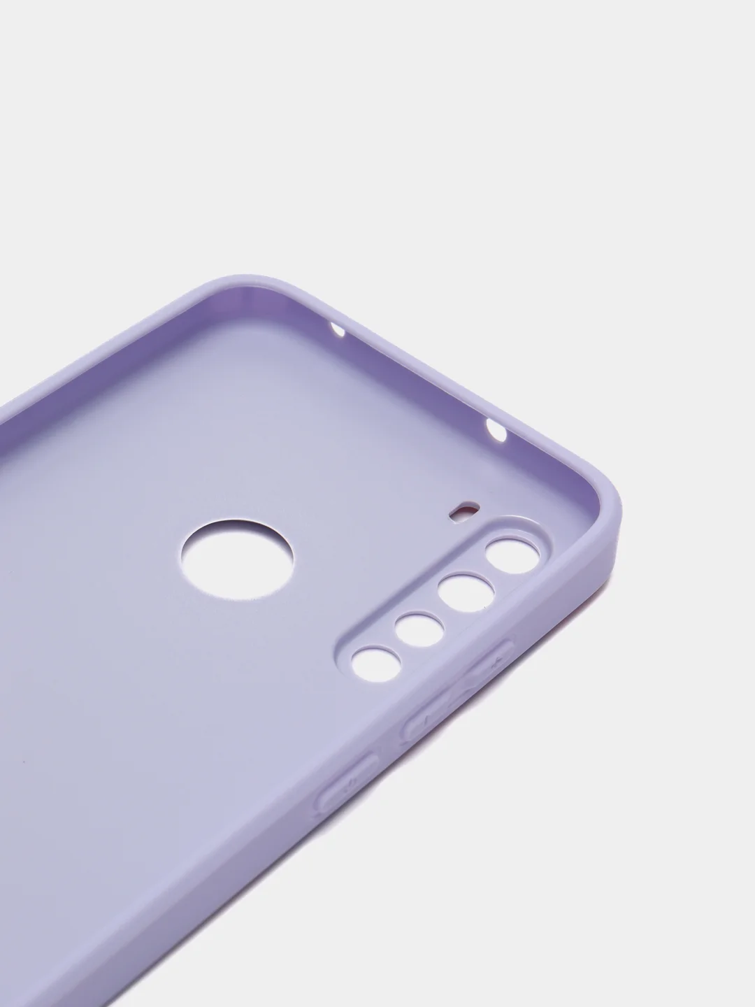 Лавандовый силиконовый чехол с защитой камеры Xiaomi Redmi Note 8 21 рисунком,из органического стекла