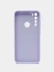 Лавандовый силиконовый чехол с защитой камеры Xiaomi Redmi Note 8 21 рисунком,из органического стекла