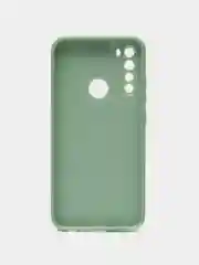 Белый силиконовый чехол с защитой камеры Xiaomi Redmi Note 8 21 рисунком,из органического стекла