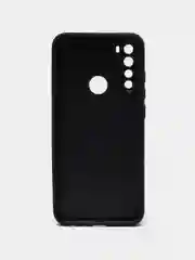 Тёмно-розовый силиконовый чехол с защитой камеры Xiaomi Redmi Note 8 21 рисунком,из органического стекла