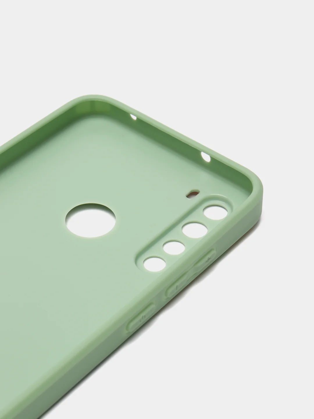 Салатовый силиконовый чехол с защитой камеры Xiaomi Redmi Note 8 21 рисунком,из органического стекла