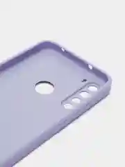 Голубой силиконовый чехол с защитой камеры Xiaomi Redmi Note 8 21 рисунком,из органического стекла
