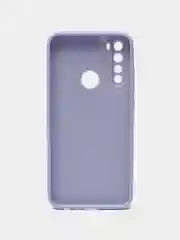 Голубой силиконовый чехол с защитой камеры Xiaomi Redmi Note 8 21 рисунком,из органического стекла