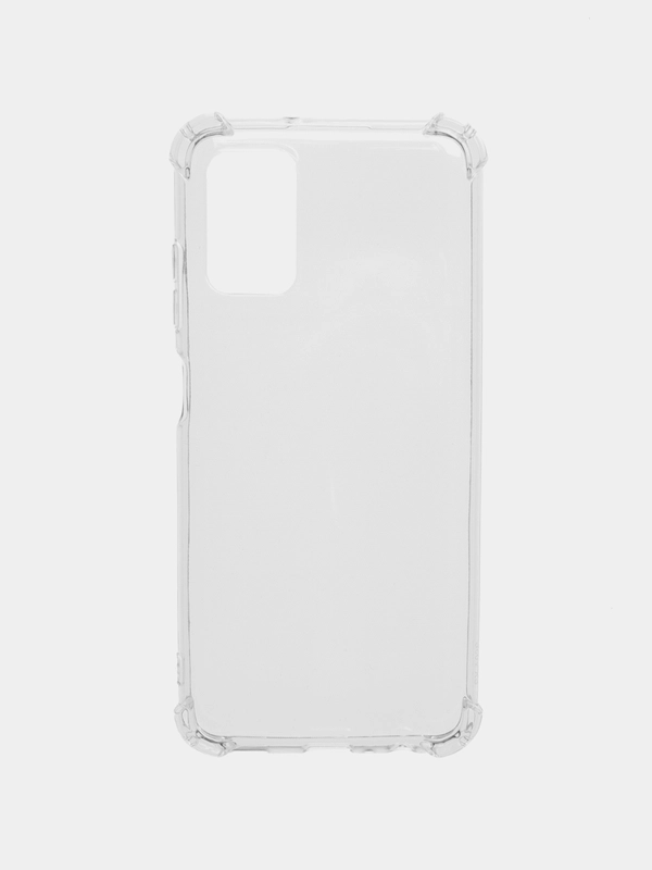 Чехол-накладка для Samsung A32, M32, A02S, M02S, A03S, усиленные углы, силикон, прозрачный