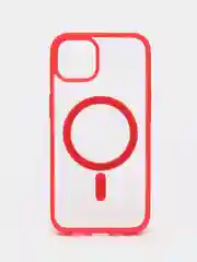 Красный чехол MagSafe для iPhone 11, 12, 13, 14, 15, Pro, Pro Max, Plus, mini, айфон, магсейф