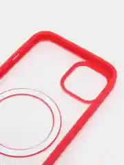 Красный чехол MagSafe для iPhone 11, 12, 13, 14, 15, Pro, Pro Max, Plus, mini, айфон, магсейф