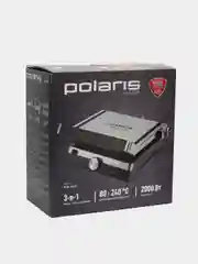 Гриль-пресс Polaris PGP 1902 Brilliant Collection, серебряный