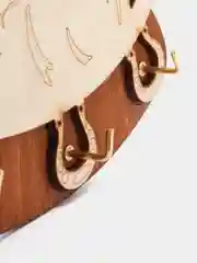 Бежевый меланж ключница настенная