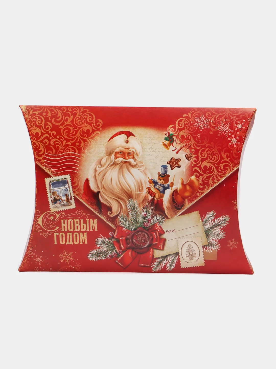 Коралловый подарочная коробка на Новый год, мини, сборная