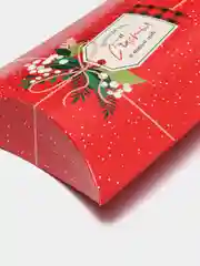 Алый подарочная коробка на Новый год, мини, сборная