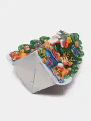 Красный подарочная коробка на Новый год, мини, сборная