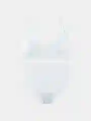 Белый комплект нижнего белья, женские топ трусы