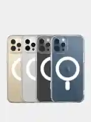 Чехол Magsafe для iPhone 11, 12/12Pro, 13  прозрачный (айфон)