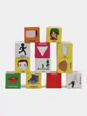 Игра кубики "Шакмаклар. Я говорю на татарском языке", для детей с 3 лет