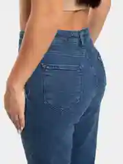 Темно-синий джинсы женские, с высокой посадкой, mom fit, мом большие размеры