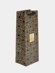 Пакет подарочный ламинированный под бутылку, упаковка, "Best wishes", 13 x 36 x 10 см
