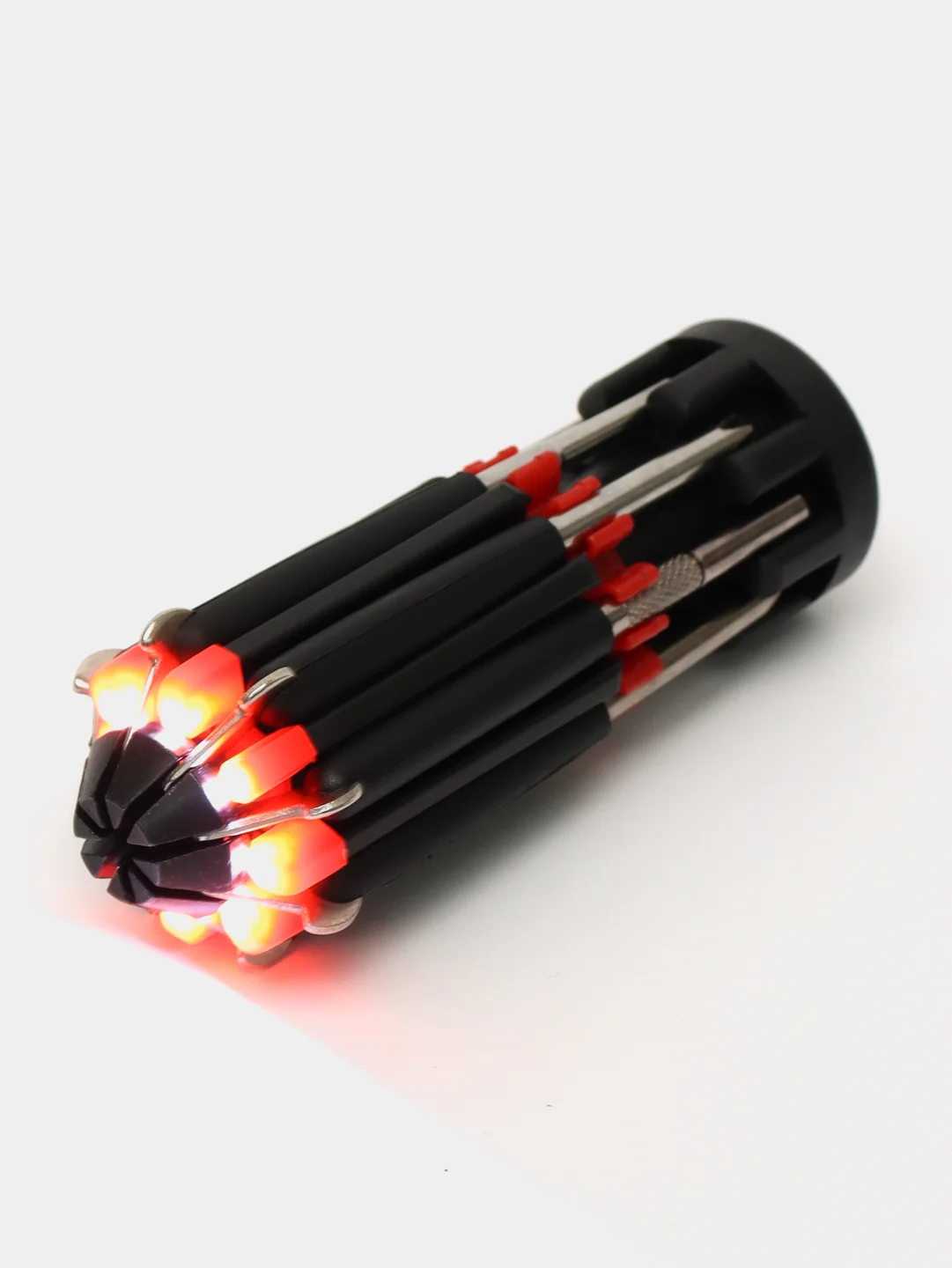 Фонарь-мультитул многофункциональный "Мастер К", 8 в 1, 6 LED, 3 Вт, 12 х 4 см, 3 ААА