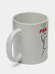 Кружка сублимация "Peaceдец", с нанесением