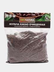 Удобрение органическое мульча какао очищенная UNONATURA, какао-велла, 1000 мл