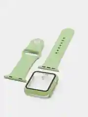 Мятный бампер с защитным стеклом и ремешком для Apple Watch 42 мм