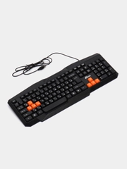 Клавиатура Ritmix RKB-152 проводная, мультимедийная