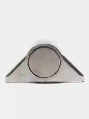Серебряный магнит мебельный, металлический, 5 цветов