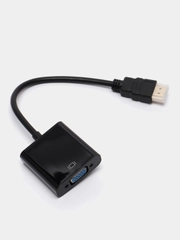 Кабель переходник-адаптер HDMI-VGA для подключения монитора