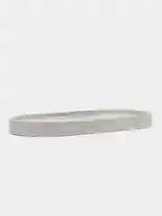 Черный подсвечник-подставка из гипса, поднос , декор.