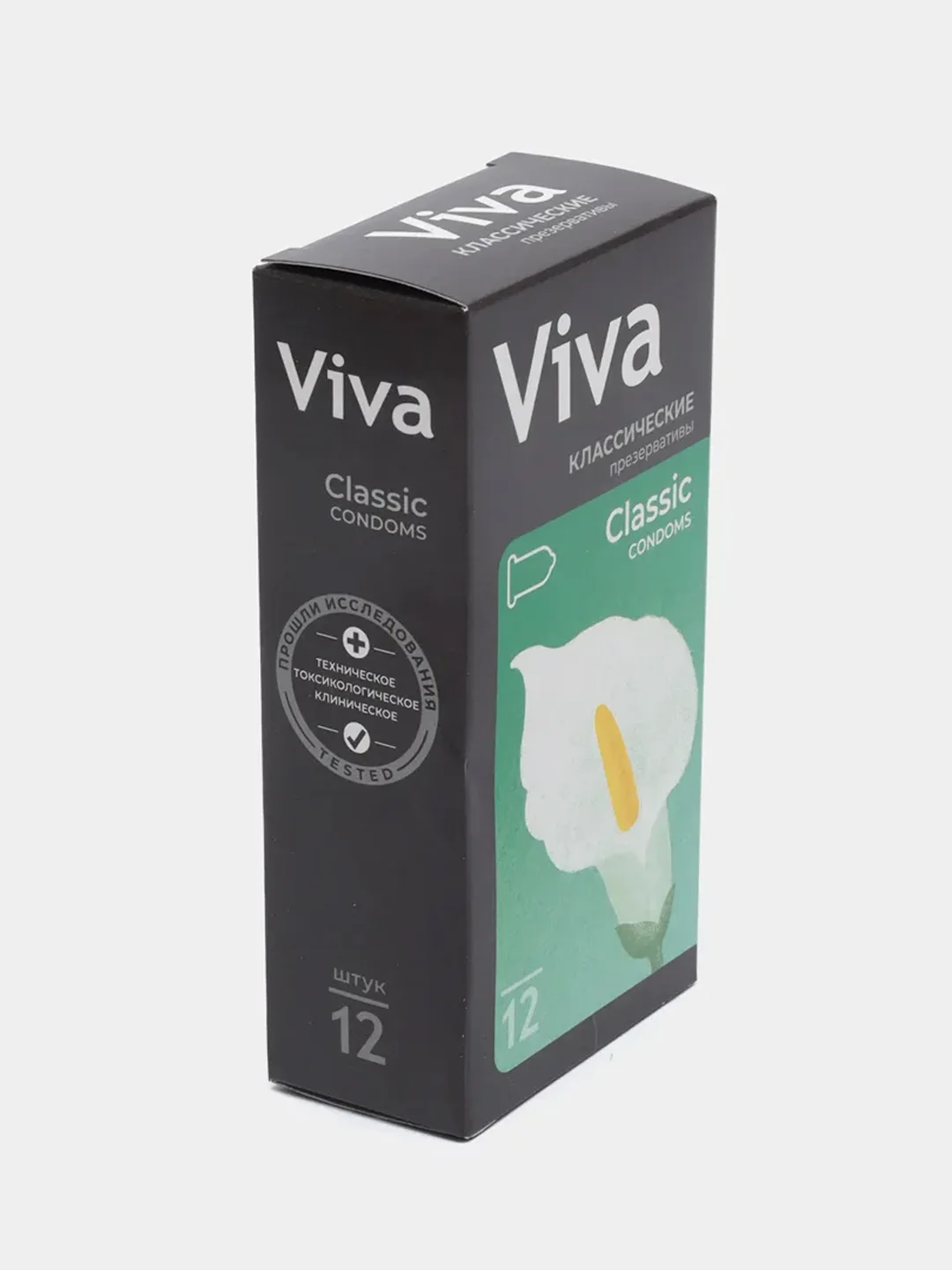 Презервативы Viva классические, 12 штук