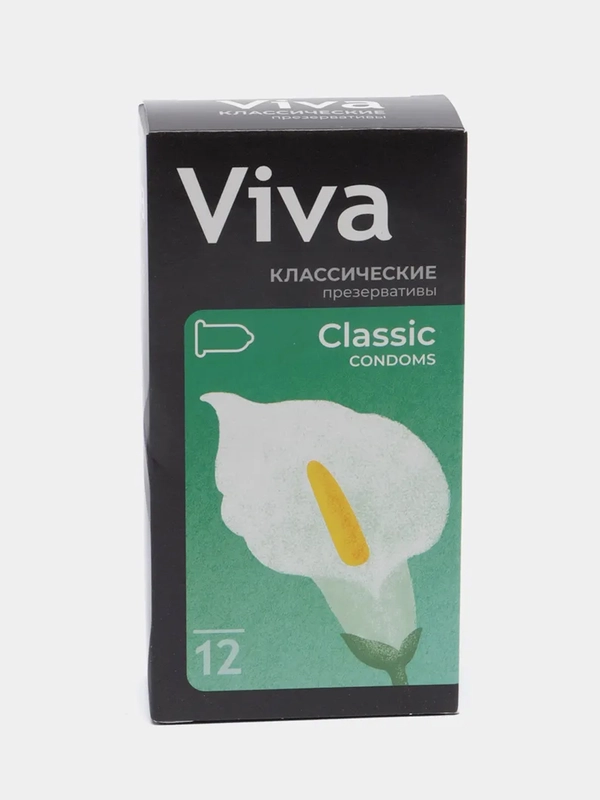 Презервативы Viva классические, 12 штук