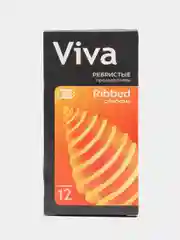 Презервативы Viva ребристые, 12 штук