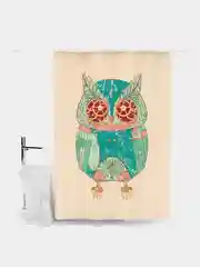 Коралловый меланж штора для ванной комнаты 145*180