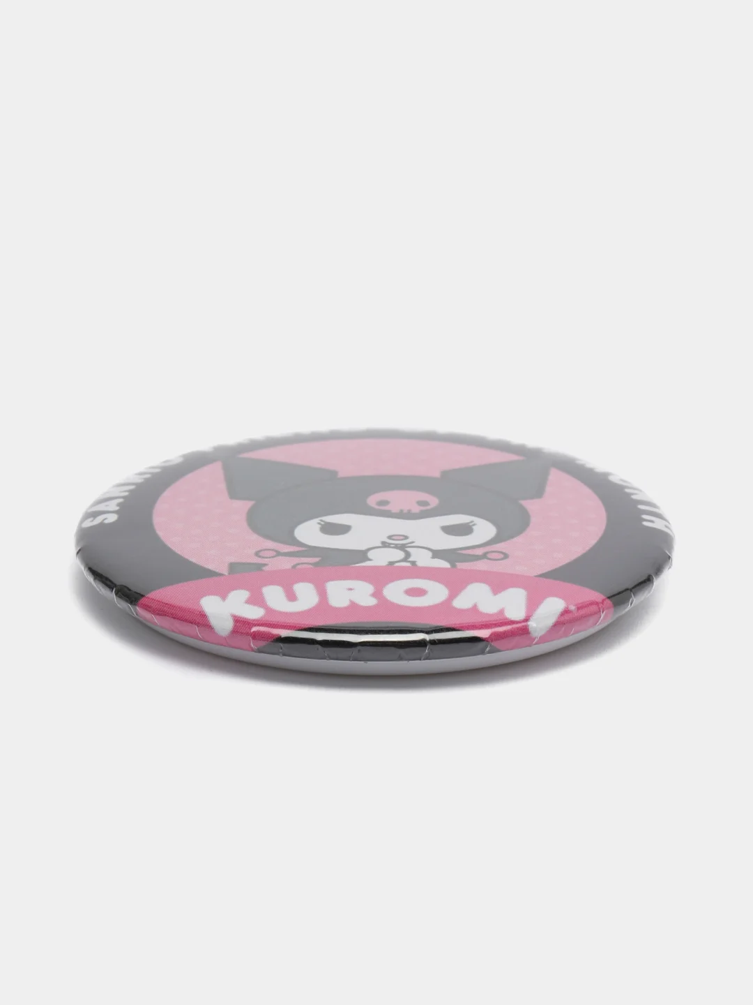 Багровый значок для девочек Hello Kitty, круглый, 56 мм