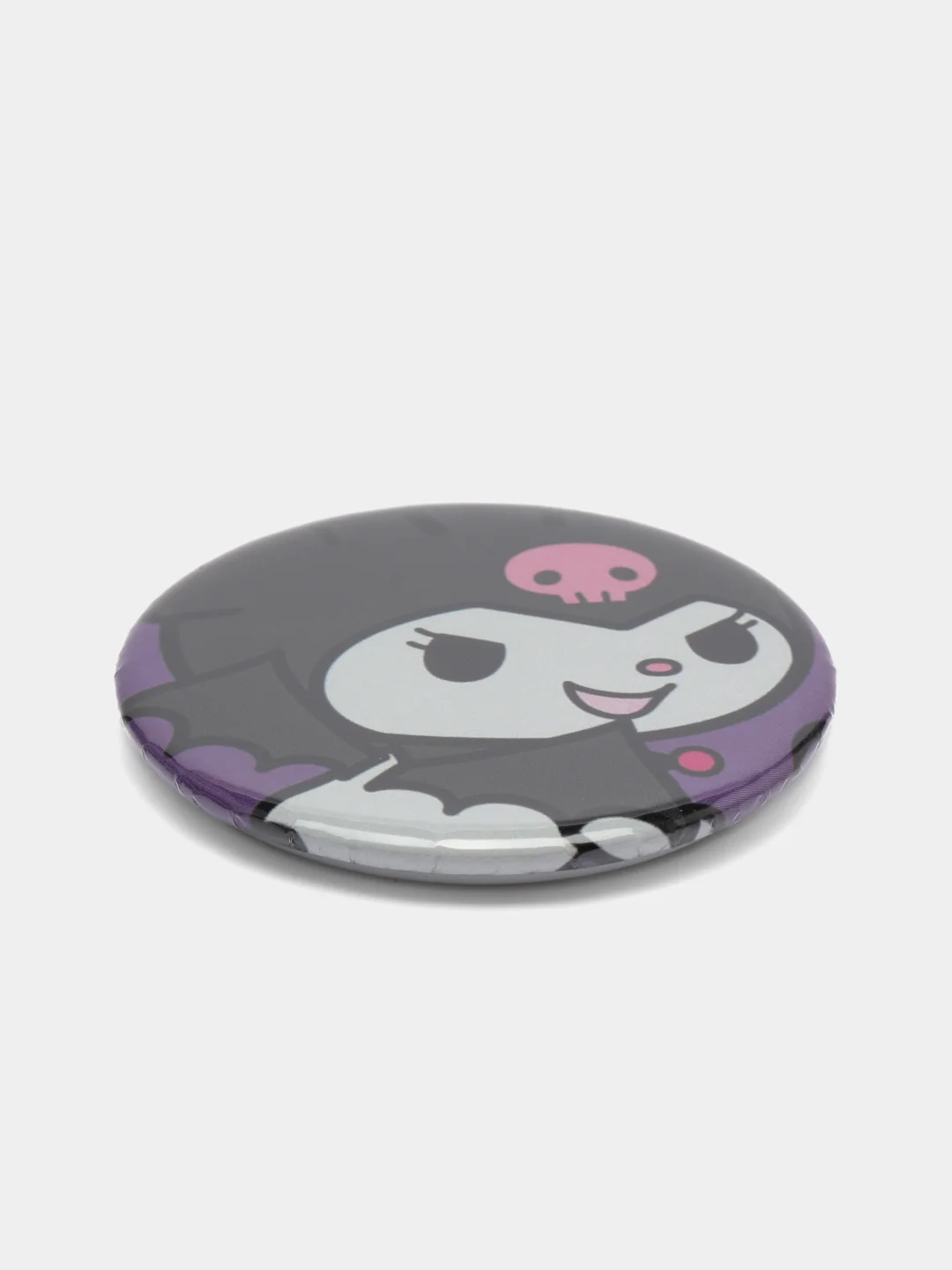 Аметистовый значок для девочек Hello Kitty, круглый, 56 мм